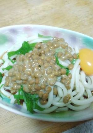 納豆うどん♪お一人様レシピ-レシピのメイン写真