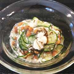 รูปของ 豆腐ときゅうりのネバネバ小鉢