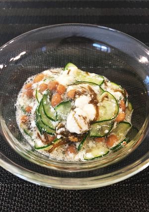 豆腐ときゅうりのネバネバ小鉢-レシピのメイン写真