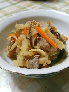 豚肉入り切り干し大根の煮物-レシピのメイン写真