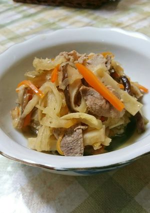 豚肉入り切り干し大根の煮物-レシピのメイン写真