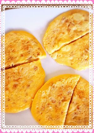 離乳食◎卵と納豆のおやき-レシピのメイン写真