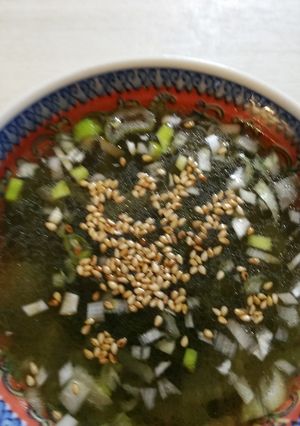 セロリと茎わかめの中華風スープ☆-レシピのメイン写真