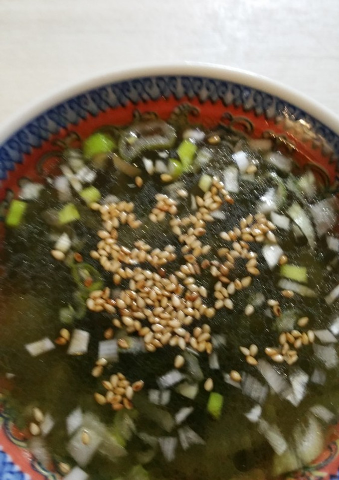 セロリと茎わかめの中華風スープ☆-レシピのメイン写真