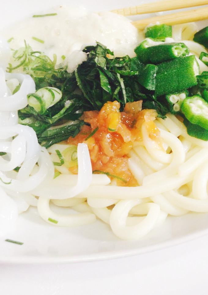 いかとろすだちの具だくさんうどん♪-レシピのメイン写真