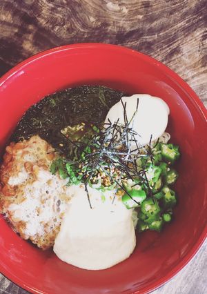 夏バテ解消ネバネバ素麺-レシピのメイン写真