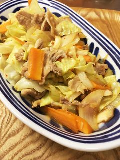 簡単◎野菜と豚肉のピリ辛味噌炒め-レシピのメイン写真