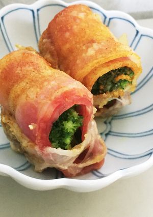 お弁当に!ブロッコリーのベーコン巻き-レシピのメイン写真