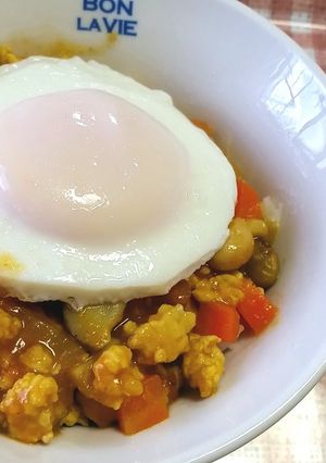 ＊カレー粉で♡トマトと豆のキーマカレー＊-レシピのメイン写真