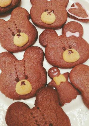 くまのがっこう簡単クッキー♡(型不要！)-レシピのメイン写真