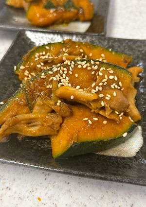 かぼちゃとまいたけの焼きびたし-レシピのメイン写真