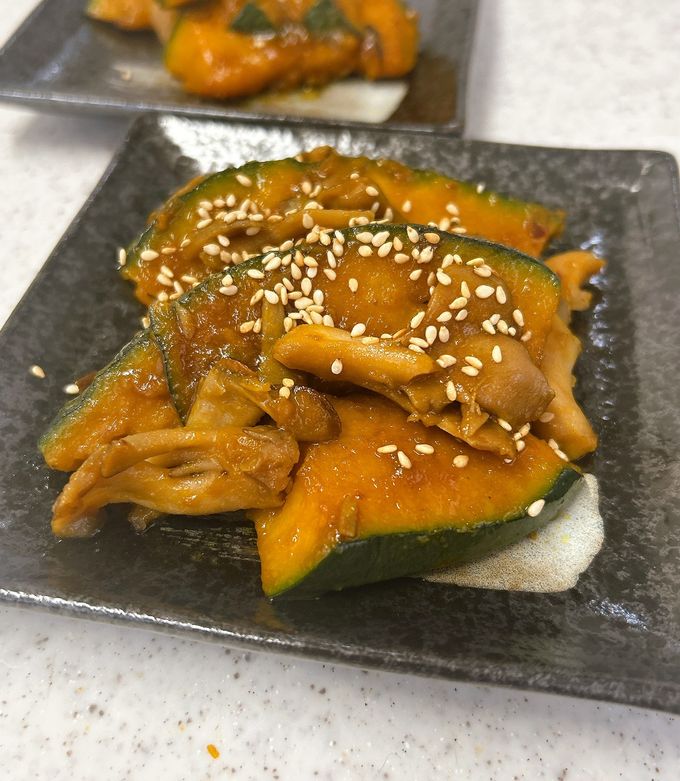 かぼちゃとまいたけの焼きびたし-レシピのメイン写真