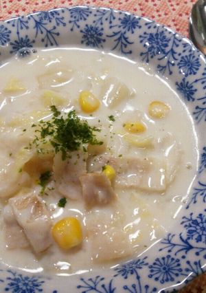 白菜たっぷり米粉シチュー-レシピのメイン写真