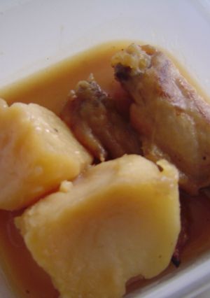 ほくほく☆鶏手羽とじゃがいもの煮物-レシピのメイン写真