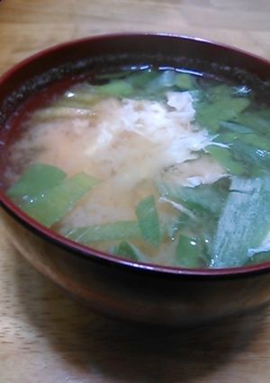 卵白のお味噌汁-レシピのメイン写真