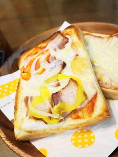 ピザトースト+-レシピのメイン写真