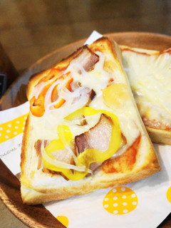 ピザトースト+-レシピのメイン写真