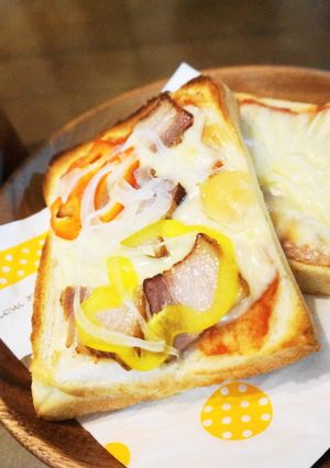 ピザトースト＋-レシピのメイン写真