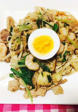 糖質ゼロ麺で海鮮焼きそば-レシピのメイン写真