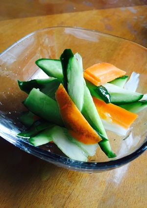 夏にぴったり！野菜のマリネ 酢の物-レシピのメイン写真