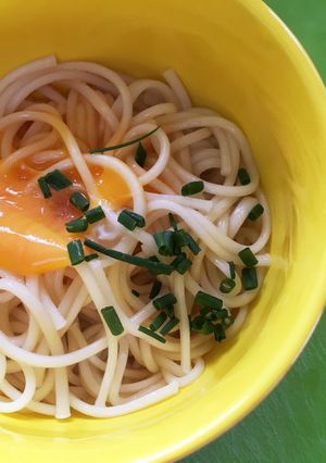 暑い日に☆冷(たまうどん&卵かけ御飯)-レシピのメイン写真