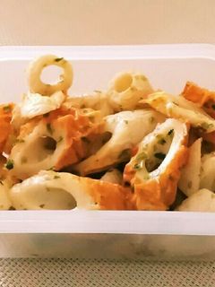 お弁当に☆簡単 ちくわの青のり炒め-レシピのメイン写真