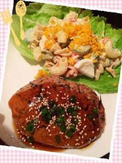 ヘルシー豆腐ハンバーグ♡-レシピのメイン写真