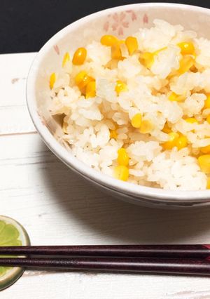 とうもろこしごはん★芯が美味しさの秘訣-レシピのメイン写真