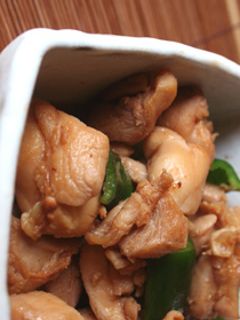 鶏肉とピーマンのニンニク醤油炒め-レシピのメイン写真