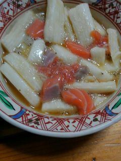ツマミにピッタリ!山芋サーモン-レシピのメイン写真
