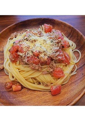 夏にぴったり冷製パスタ！-レシピのメイン写真