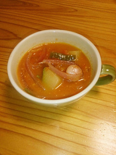 簡単♪トマトと夏野菜スープ-レシピのメイン写真