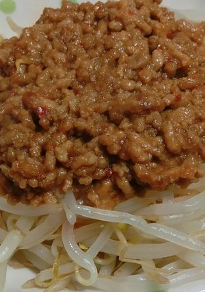 もやしのピリ辛肉味噌がけ-レシピのメイン写真