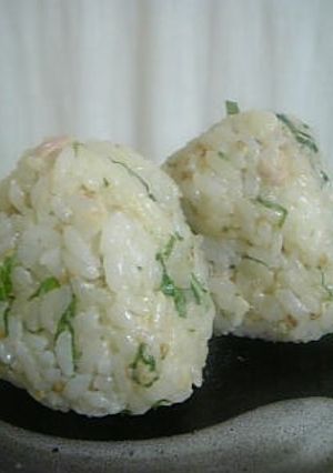 マヨ醤油で大葉ツナ香ばしおにぎり✿-レシピのメイン写真