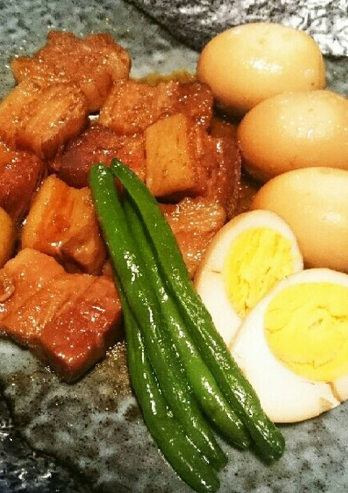 普通の鍋で豚の角煮-レシピのメイン写真