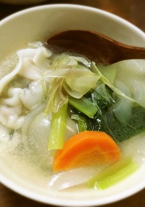 ギョーザでスープ-レシピのメイン写真