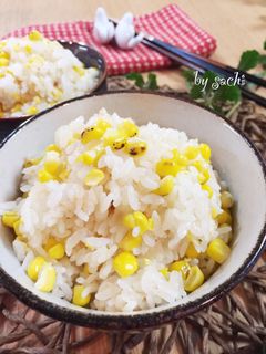 焼きとうもろこしの☆香ばし炊き込みごはん-レシピのメイン写真