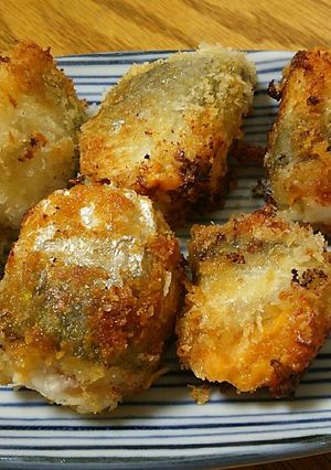 アジのはんぺん巻きフライ(味噌チーズ)-レシピのメイン写真