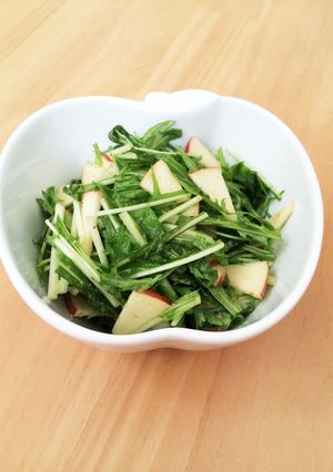 子供も食べてくれた水菜サラダ-レシピのメイン写真