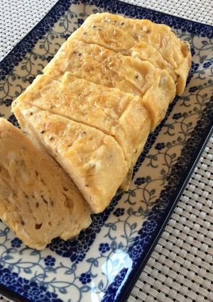 ❤️いつもの卵焼きにチアシードを入れて-レシピのメイン写真