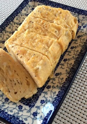 ❤️いつもの卵焼きにチアシードを入れて-レシピのメイン写真