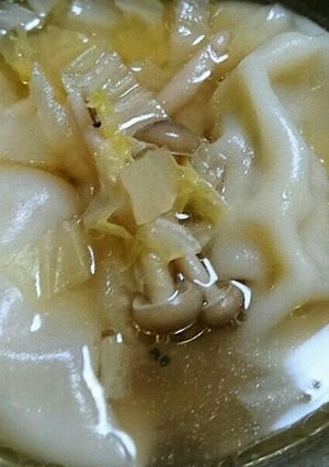 野菜具沢山のスープ餃子-レシピのメイン写真