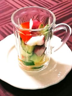 低糖質レシピ☆タコのカラフルマリネサラダ-レシピのメイン写真