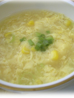 ☆とうもろこし&ふんわり卵の中華スープ☆-レシピのメイン写真