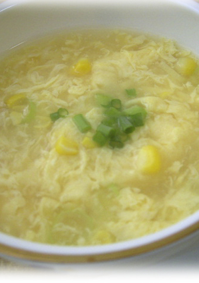 ☆とうもろこし＆ふんわり卵の中華スープ☆-レシピのメイン写真