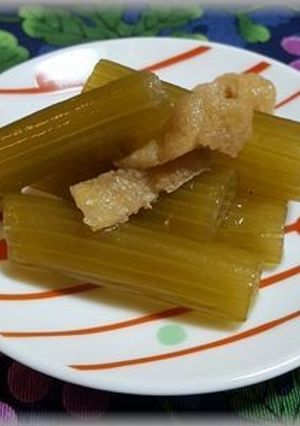 カボチャの葉茎煮-レシピのメイン写真