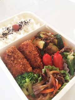 毎日男弁当⁂塩鮭のチーズフライ弁当-レシピのメイン写真
