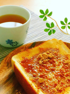 バター香る♪ 黒蜜きなこの和トースト-レシピのメイン写真