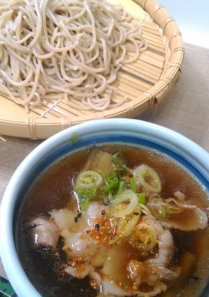 豚なすつけ麺♪-レシピのメイン写真