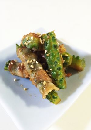 苦くない！簡単 ゴーヤの肉巻き-レシピのメイン写真